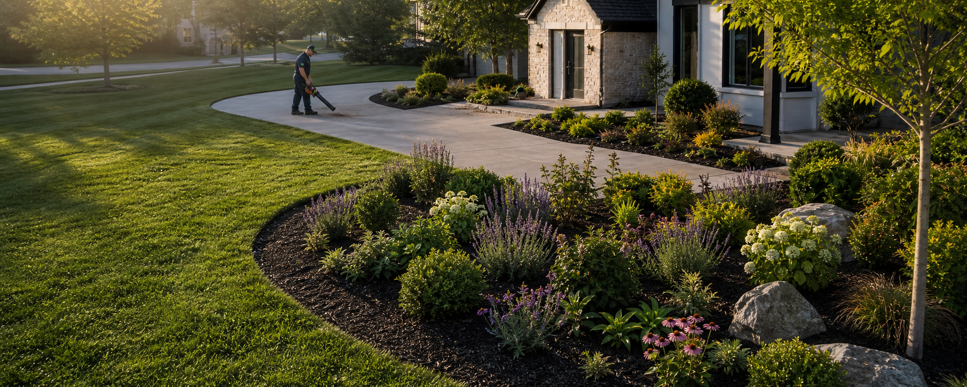 Green Horizon landscaping website concept