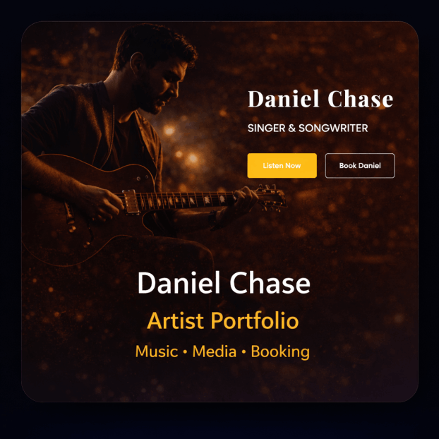 Musician demo website
